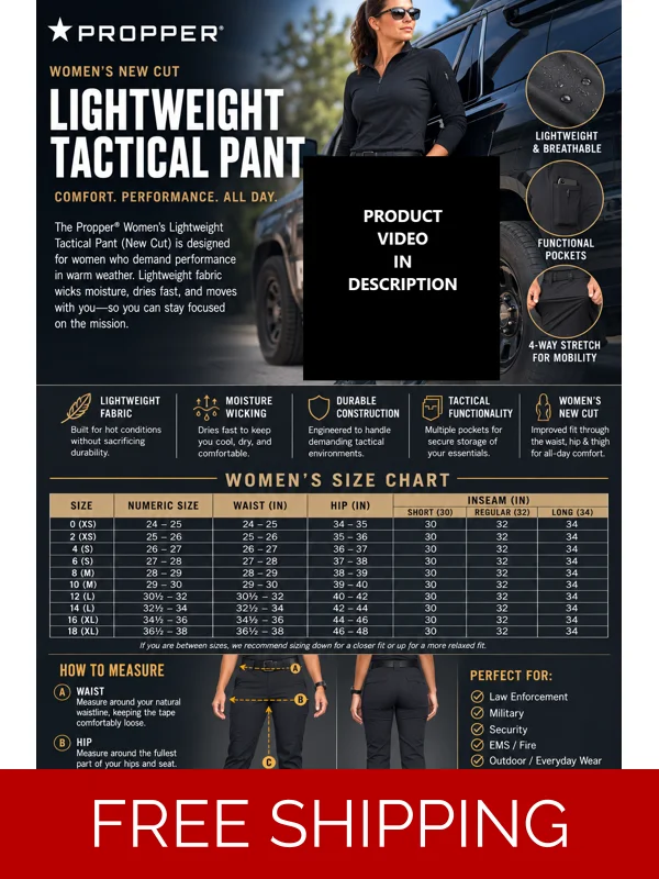 GCES WOMENS LIGHTWEIGHT PANT